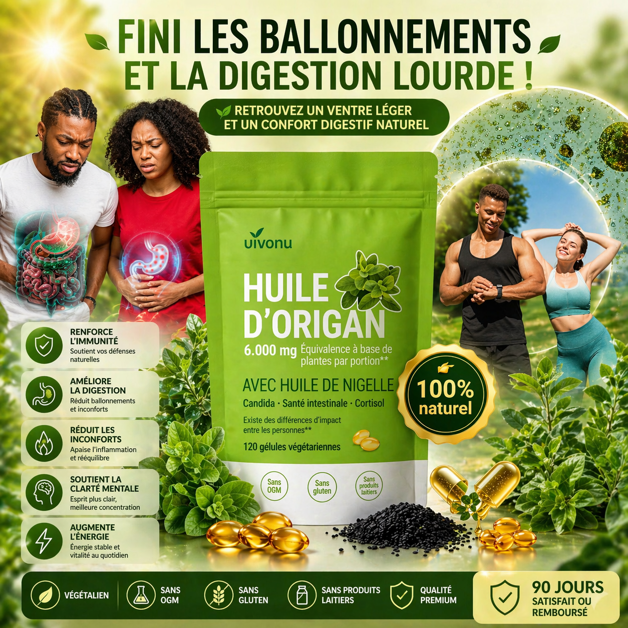 đ„ Huile dâOrigan + Nigelle : LâĂ©quilibre naturel pour un corps plus lĂ©ger et une Ă©nergie au top