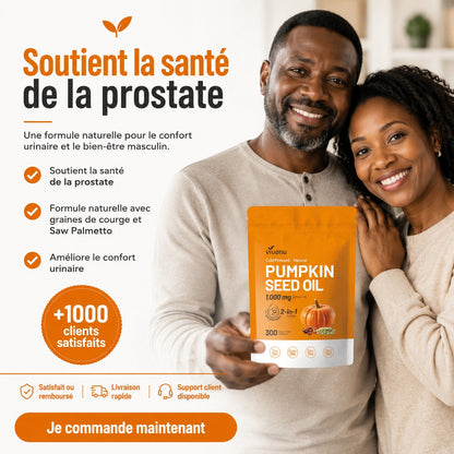 Huile de Graines de Courge pour une Prostate Saine