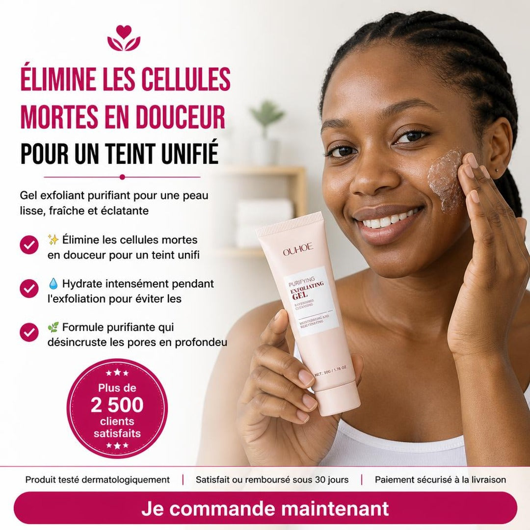 Gel Exfoliant Purifiant OUHOE : Obtenez un Teint Éclatant et Une Peau Lisse au Togo