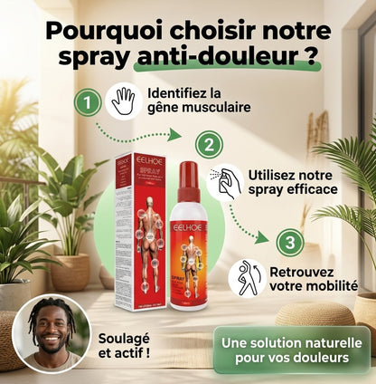 Pourquoi choisir notre spray anti-douleur ?