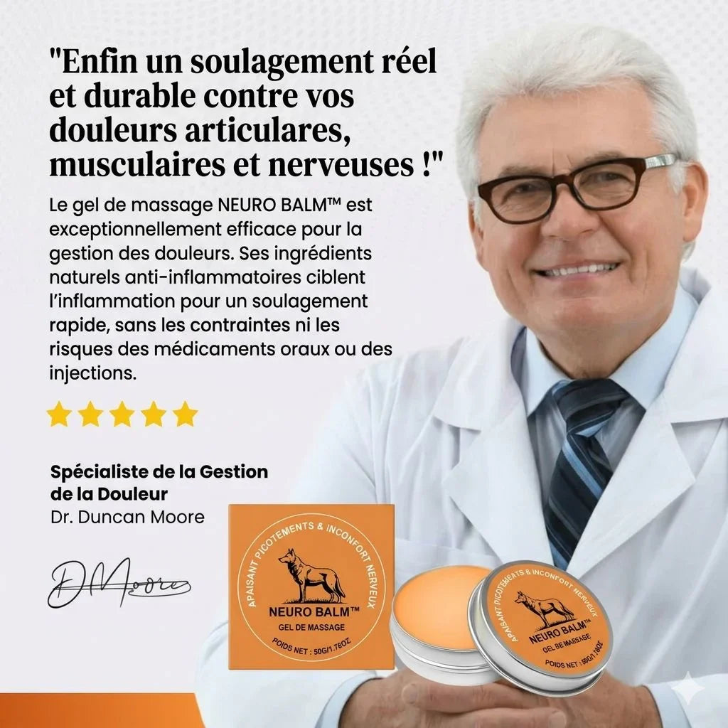 Soulage la neuropathie, l'arthrose et les douleurs profondes — naturellement, en quelques jours