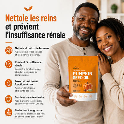 Huile de Graines de Courge pour des reins Sains