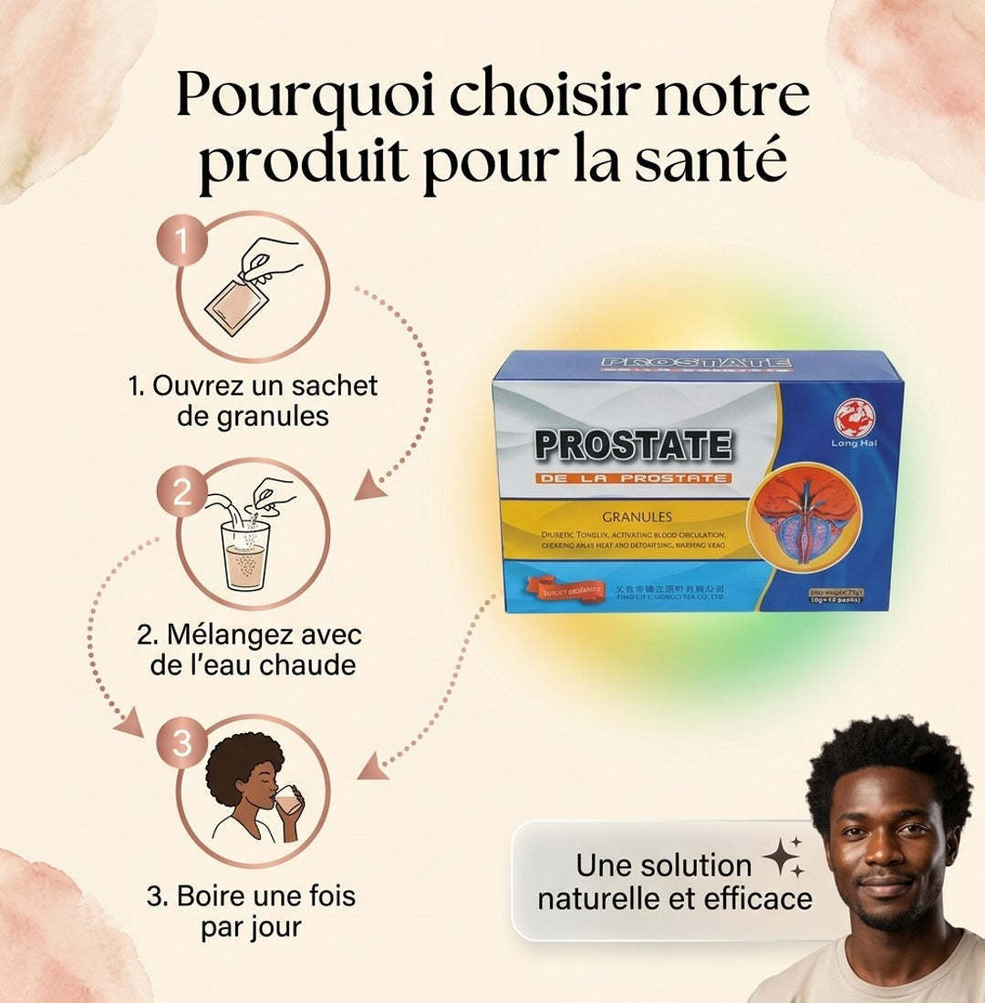 Pourquoi choisir notre produit pour la santé de la prostate ?