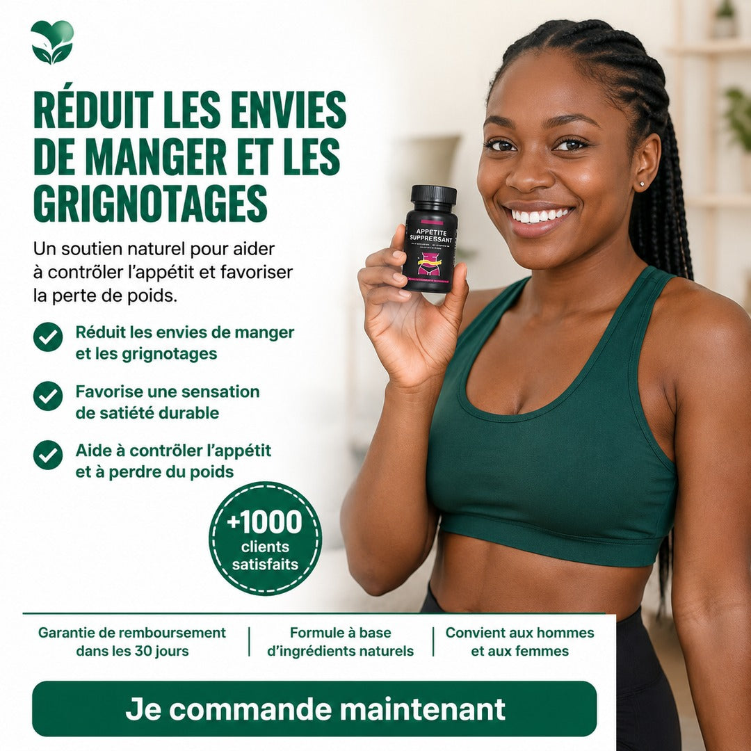 Capsules Minceur Naturelles - Contrôle de l'Appétit et Perte de Poids