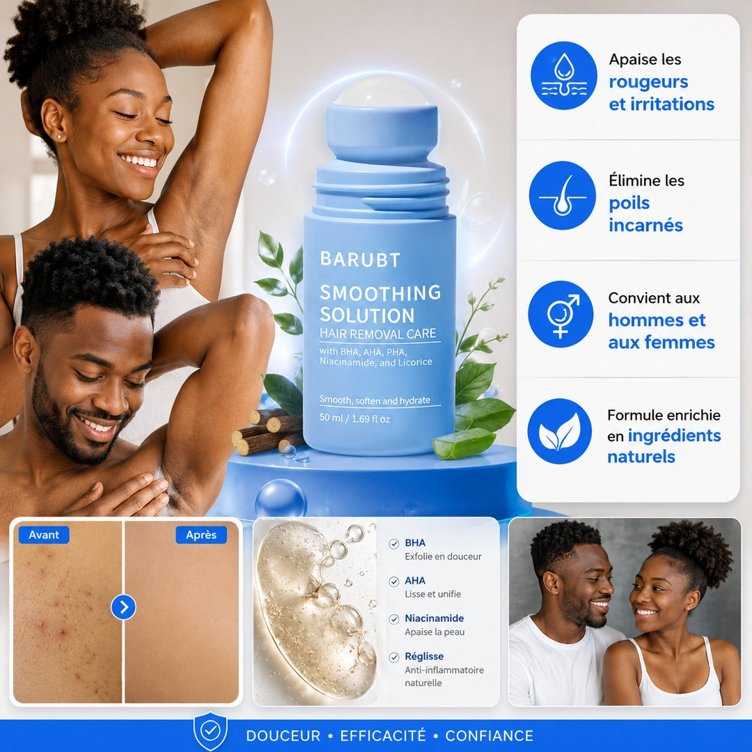 Affiche — Sérum Anti-Poils Incarnés - Douceur et Efficacité pour une Peau Lisse