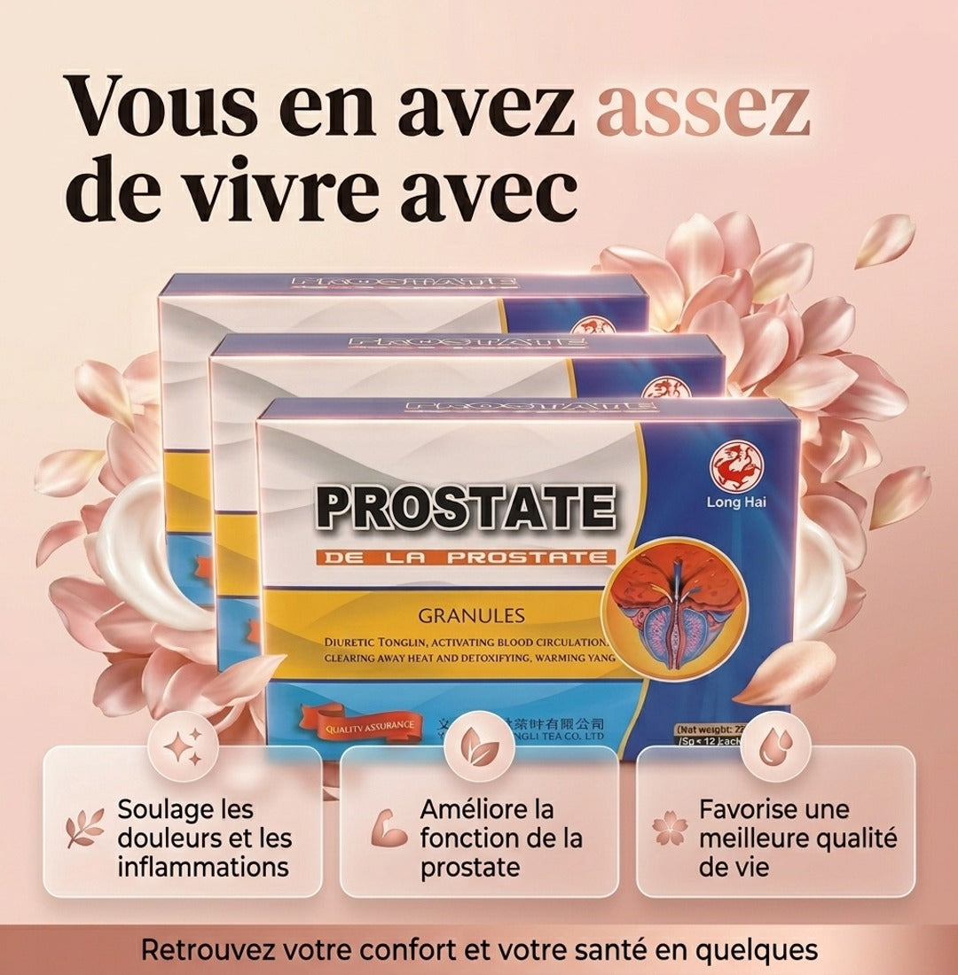 Vous en avez assez de vivre avec des douleurs de prostate ?
