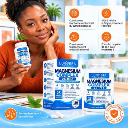 Magnésium Complex 25 en 1 + Complex de Vitamines B